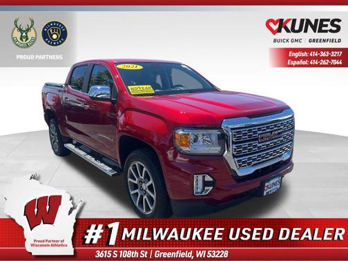 Cayenne Red 2021 GMC Canyon Denali