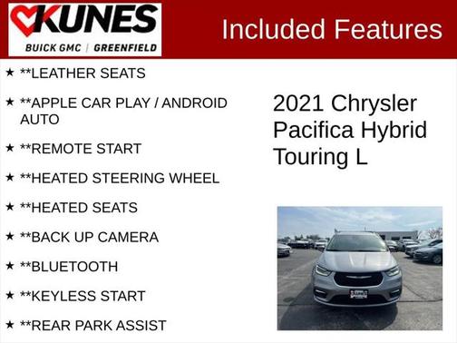2021 Chrysler Pacifica Hybrid Touring L
