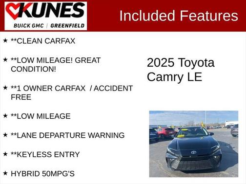2025 Toyota Camry LE