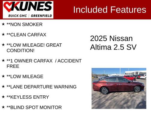 2025 Nissan Altima 2.5 SV