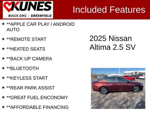 2025 Nissan Altima 2.5 SV