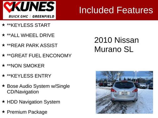 2010 Nissan Murano SL