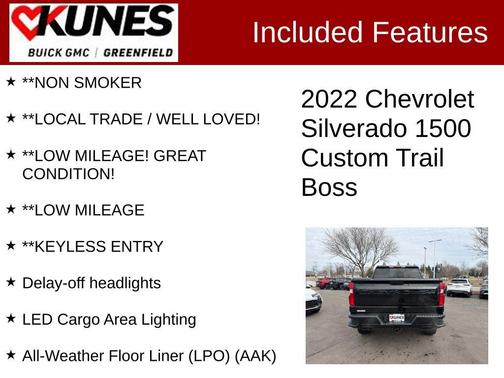 2022 Chevrolet Silverado 1500 Custom Trail Boss