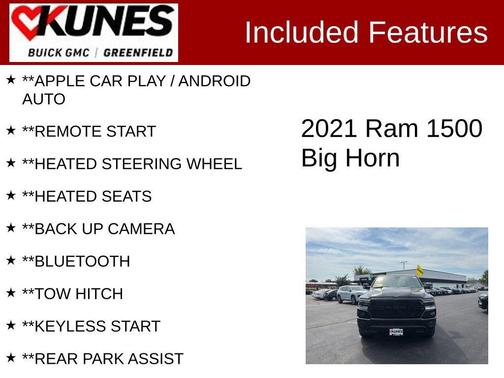 2021 RAM 1500 Big Horn/Lone Star