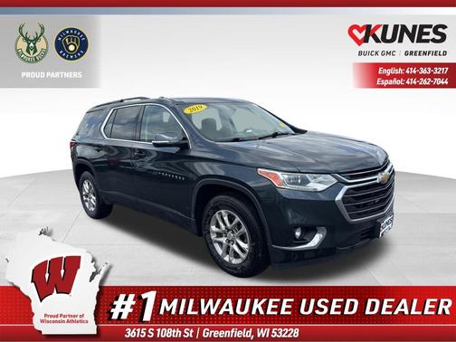 Graphite Metallic 2019 Chevrolet Traverse LT Cloth