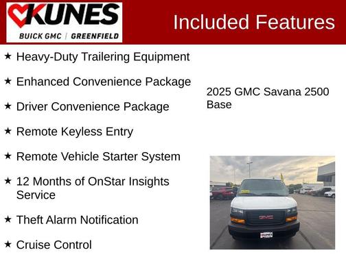 2025 GMC Savana 2500 Work Van