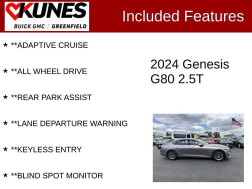 Savile Silver 2024 Genesis G80 2.5T AWD