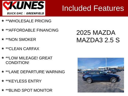 2025 Mazda Mazda3 FWD w/Preferred Package