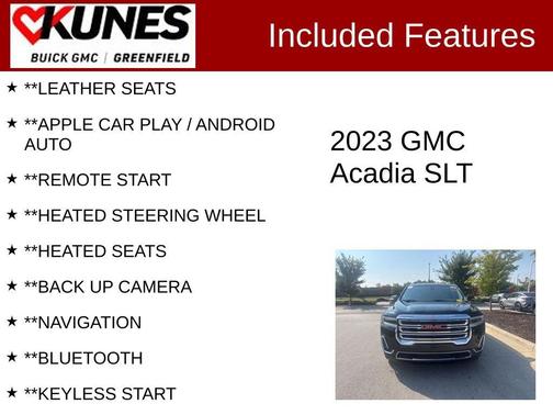 2023 GMC Acadia AWD SLT