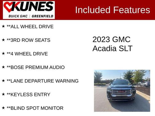 2023 GMC Acadia AWD SLT