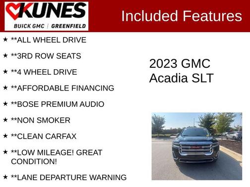 2023 GMC Acadia AWD SLT
