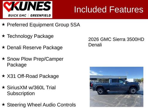 2026 GMC Sierra 3500 Denali