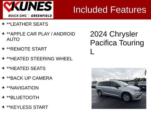 Silver Mist 2024 Chrysler Pacifica Touring L