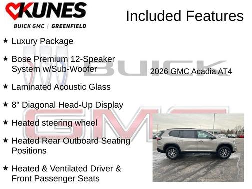 2026 GMC Acadia AT4 AWD