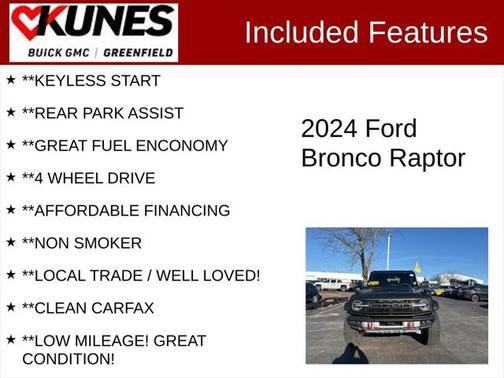 2024 Ford Bronco Raptor