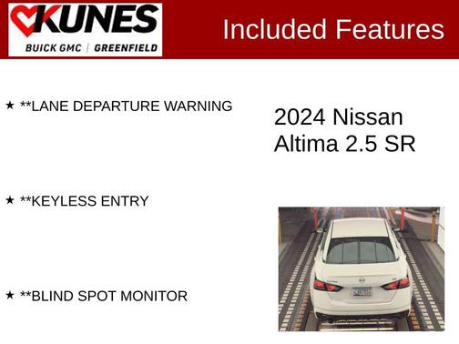 Glacier White 2024 Nissan Altima SR FWD