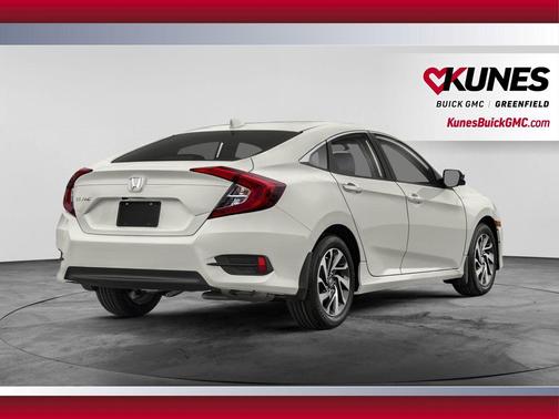 White 2018 Honda Civic EX