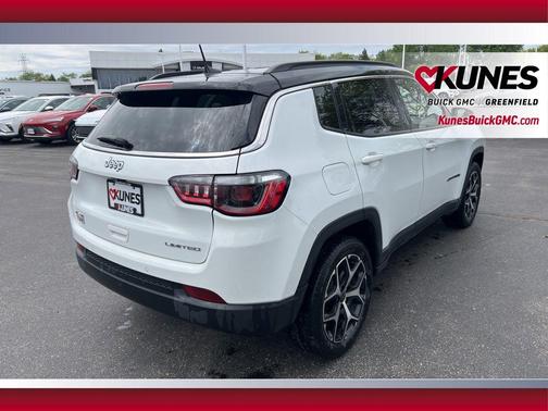 Bright White Clearcoat 2025 Jeep Compass Limited