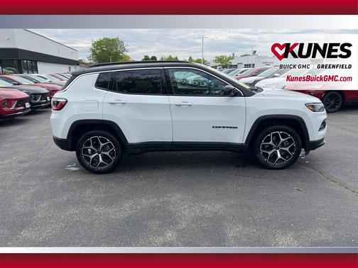 Bright White Clearcoat 2025 Jeep Compass Limited
