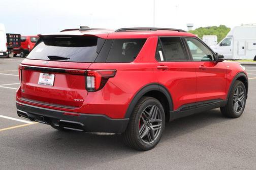 Rapid Red Metallic Tinted Clearcoat 2026 Ford Explorer ST-Line