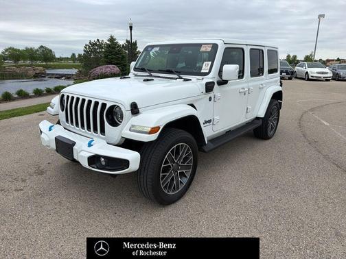 Bright White Clearcoat 2023 Jeep Wrangler 4xe Sahara High Altitude