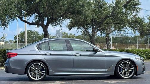 Bluestone Metallic 2020 BMW M550 i Xdrive