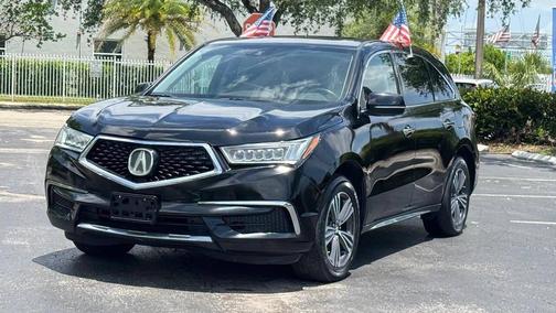 Crystal Black Pearl 2017 Acura MDX 3.5L