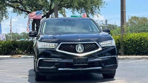 Crystal Black Pearl 2017 Acura MDX 3.5L