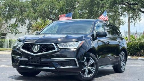 Crystal Black Pearl 2017 Acura MDX 3.5L