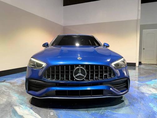Starling Blue Metallic 2023 Mercedes-Benz AMG C 43 4MATIC