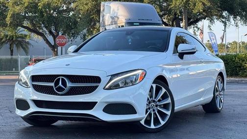 Polar White 2018 Mercedes-Benz C-Class C 300 2dr Coupe