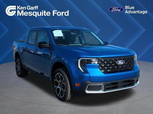 Blue 2025 Ford Maverick Lariat