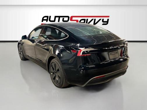 Black 2025 Tesla Model 3 Long Range