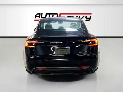 Black 2025 Tesla Model 3 Long Range