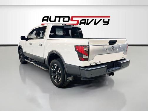 Pearl White 2021 Nissan Titan Platinum Reserve