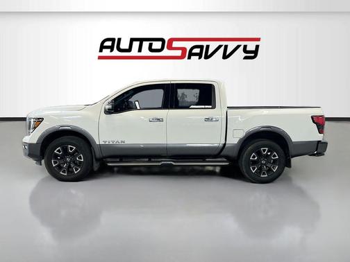 Pearl White 2021 Nissan Titan Platinum Reserve