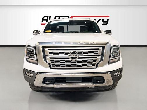 Pearl White 2021 Nissan Titan Platinum Reserve