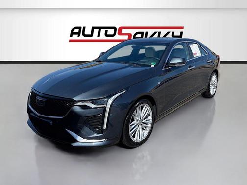 Deep Space Metallic 2025 Cadillac CT4 Premium Luxury RWD