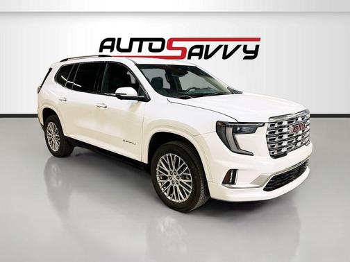 White Frost Tricoat 2024 GMC Acadia Denali