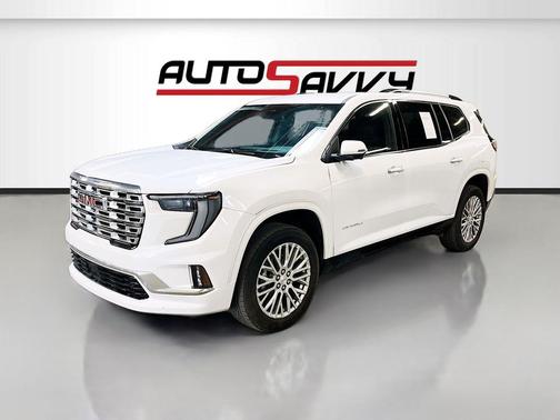White Frost Tricoat 2024 GMC Acadia Denali