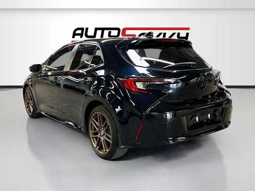 Midnight Black Metallic 2024 Toyota Corolla Hatchback Nightshade Edition
