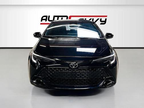 Midnight Black Metallic 2024 Toyota Corolla Hatchback Nightshade Edition