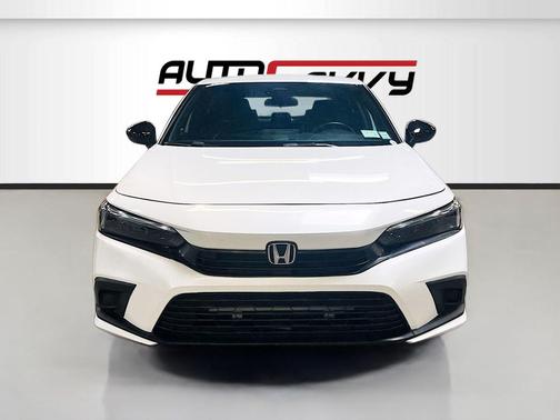 Platinum White Pearl 2024 Honda Civic Sport