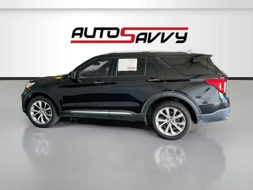 Agate Black Metallic 2021 Ford Explorer Platinum
