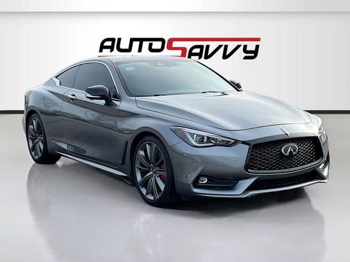 Graphite Shadow 2022 INFINITI Q60 3.0t Red Sport 400