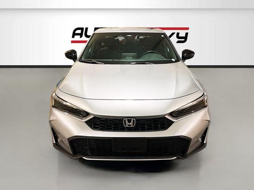 Solar Silver Metallic 2025 Honda Civic Hybrid Sport Touring