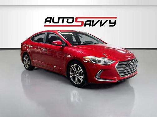 Scarlet Red Pearl 2017 Hyundai ELANTRA Limited