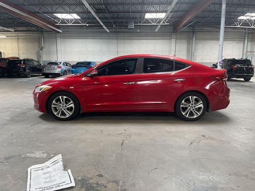 Scarlet Red Pearl 2017 Hyundai ELANTRA Limited