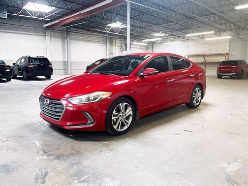 Scarlet Red Pearl 2017 Hyundai ELANTRA Limited