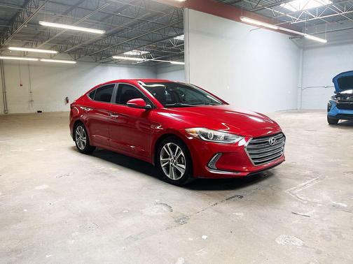 Scarlet Red Pearl 2017 Hyundai ELANTRA Limited